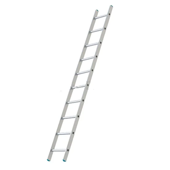 фото Лестница односекционная алюминиевая dogrular 1x12 ступеней, высота 3,43м