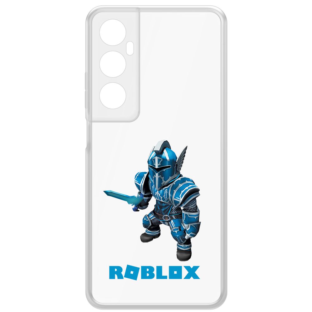 

Чехол-накладка Krutoff Clear Case Roblox-Рыцарь Алар для Realme C65, Прозрачный