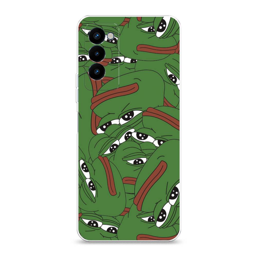 

Чехол Awog на Tecno Camon 18P "Печальный frog", Разноцветный, 300750-9