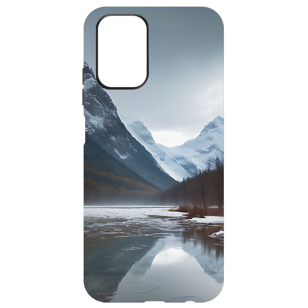 

Чехол-накладка Krutoff Soft Case Весенняя оттепель для Xiaomi Redmi 10 черный
