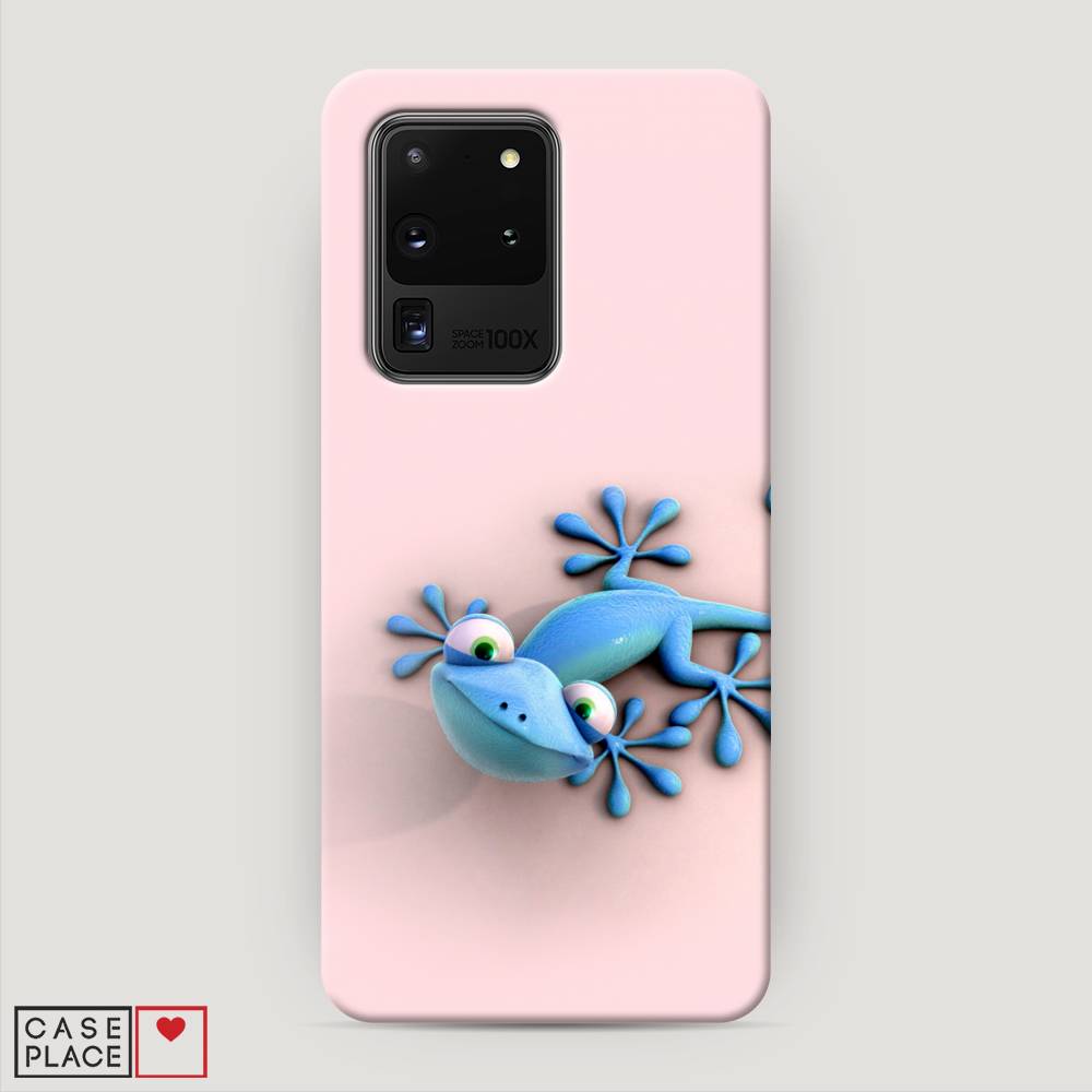 

Пластиковый чехол "Голубая ящерка" на Samsung Galaxy S20 Ultra, 29420-1