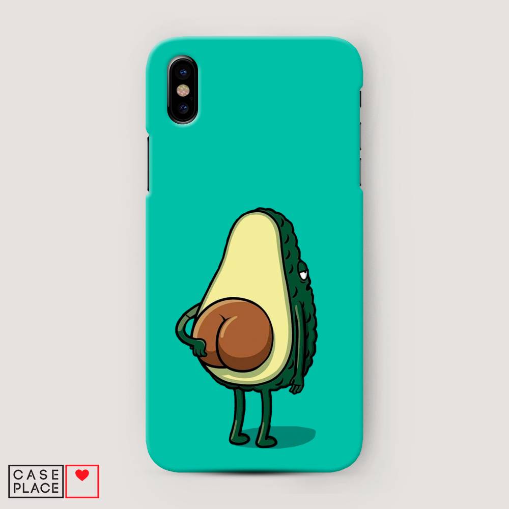 

Пластиковый чехол "Попа авокадо" на Apple iPhone XS Max (10S Max), 11920-7