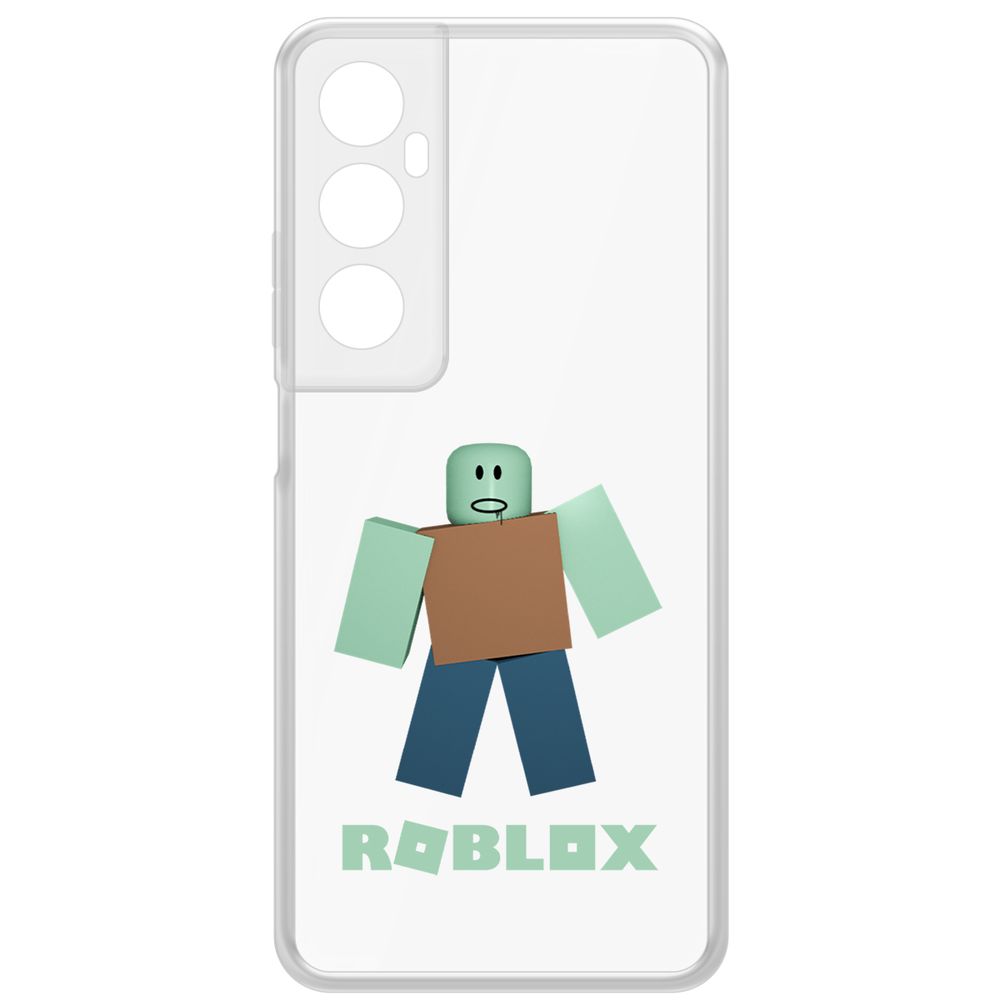 

Чехол-накладка Krutoff Clear Case Roblox-Зомби для Realme C65, Прозрачный