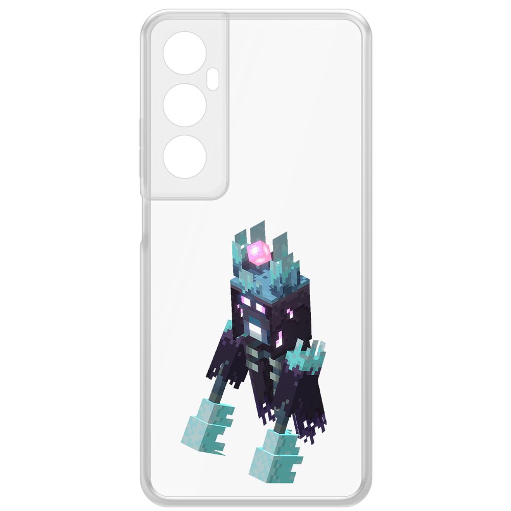 

Чехол-накладка Krutoff Clear Case Minecraft-Несчастный Призрак для Realme C65, Прозрачный