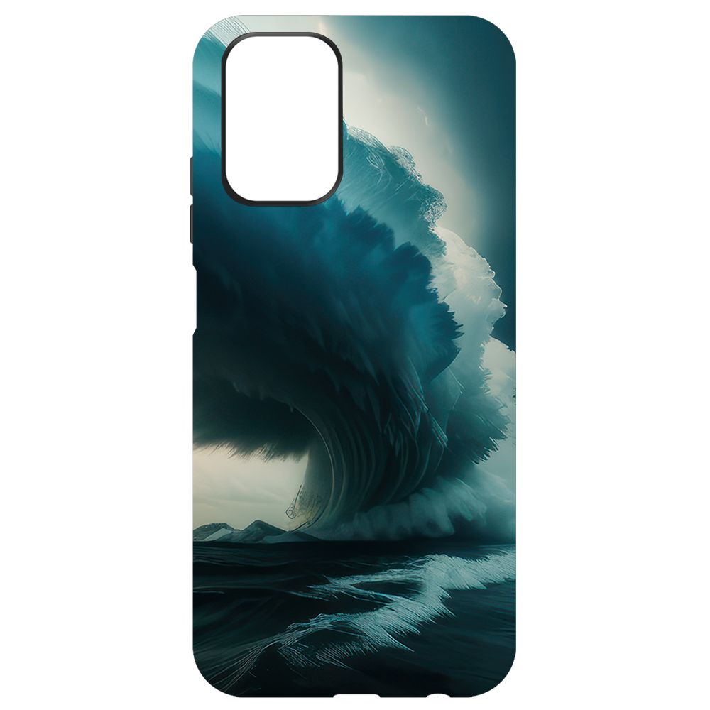 

Чехол-накладка Krutoff Soft Case Торнадо для Xiaomi Redmi 10 черный