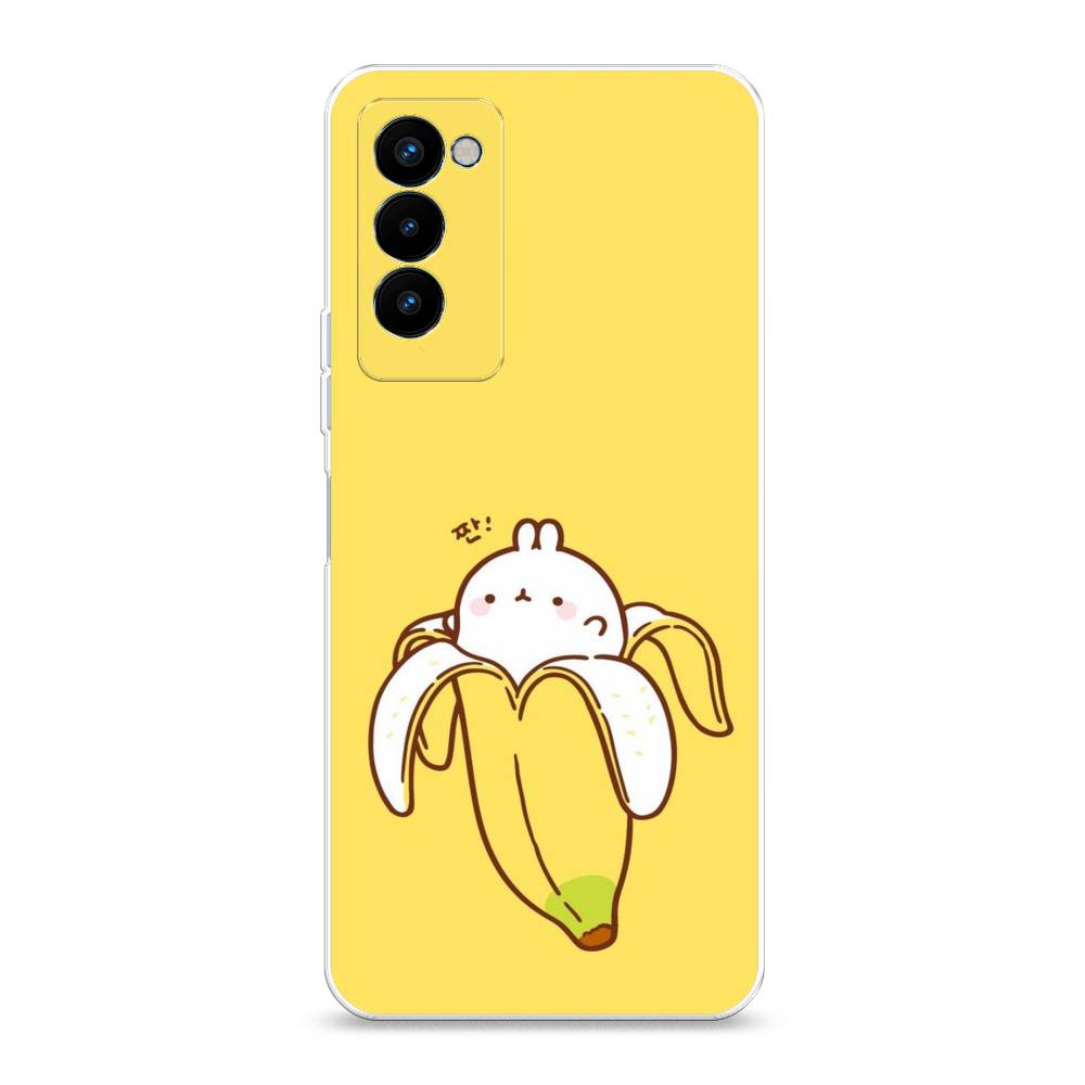 

Чехол Awog на Tecno Camon 18P "Зайчик-бананчик", Разноцветный, 300750-2