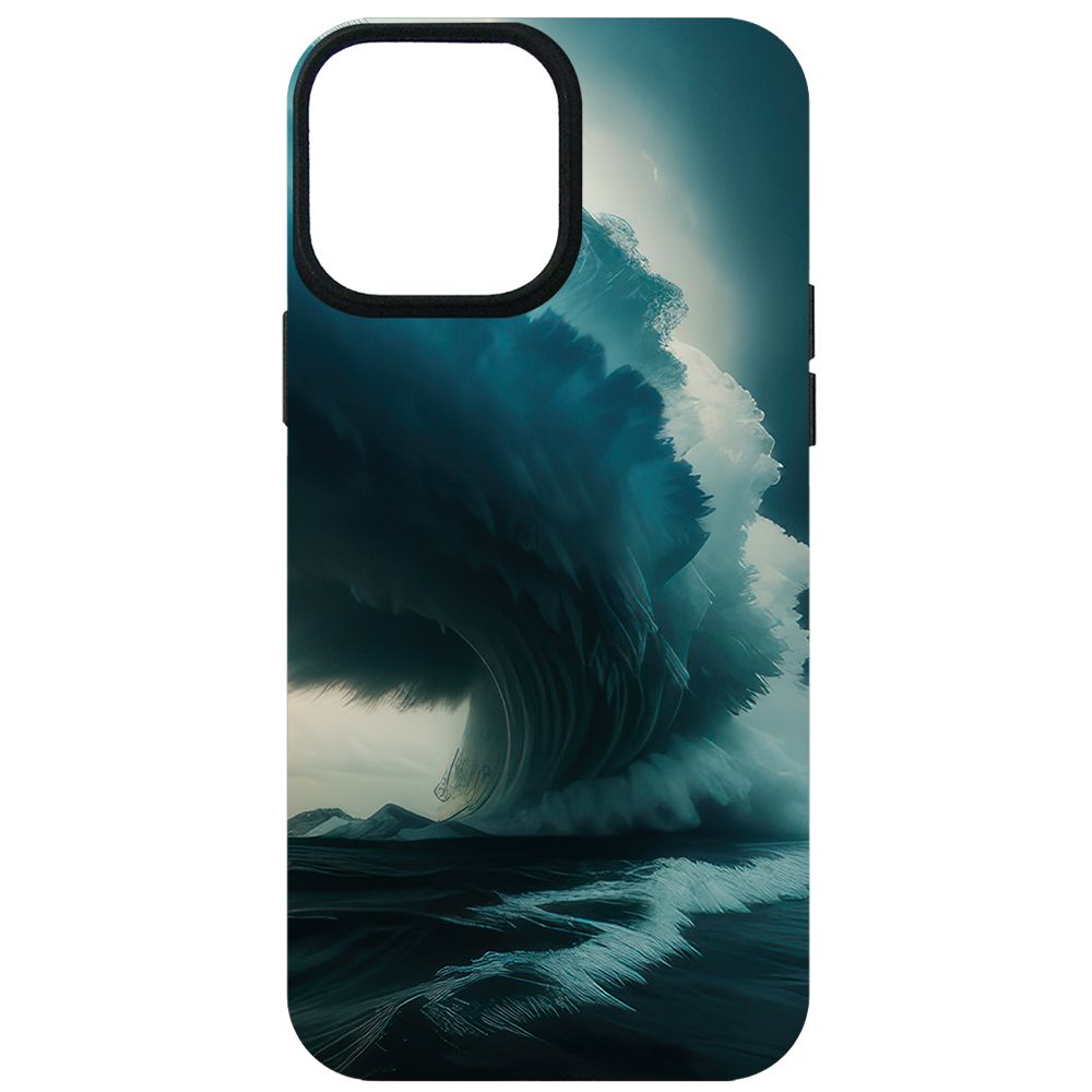 

Чехол-накладка Krutoff Soft Case Торнадо для iPhone 13 Pro Max черный