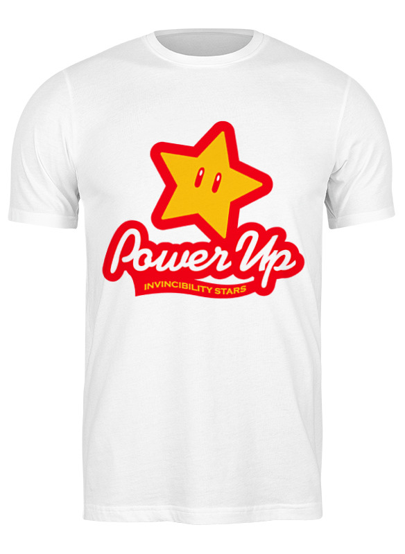 

Футболка мужская Printio Звезда из марио (power up) белая 2XL, Белый, Звезда из марио (power up)