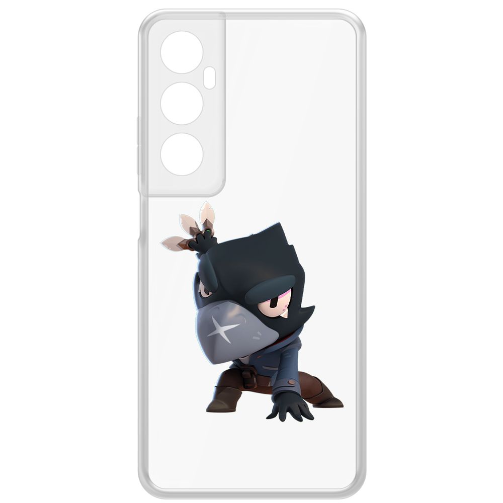 

Чехол-накладка Krutoff Clear Case Brawl Stars-Ворон для Realme C65
