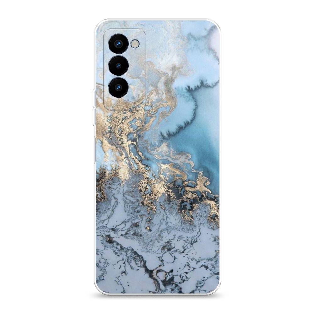 

Чехол Awog на Tecno Camon 18P "Морозная лавина синяя", Разноцветный, 300750-3