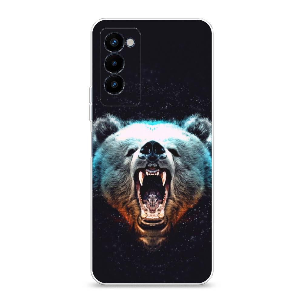 

Чехол Awog на Tecno Camon 18P "Медведь", Разноцветный, 300750-2