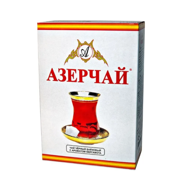 

Черный чай Azercay tea 100 г с бергамотом (30) картон Вложение!