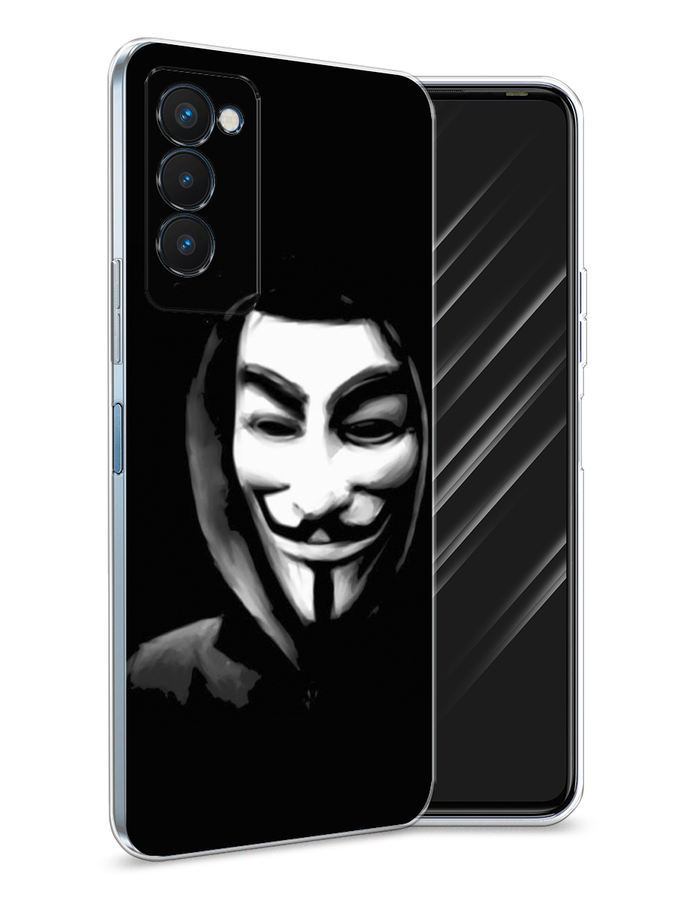 

Чехол Awog на Tecno Camon 18P "Анонимус", Разноцветный, 300750-5