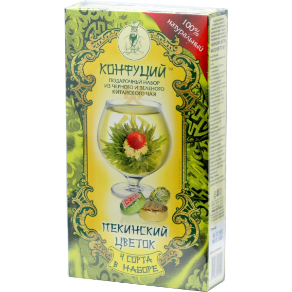 

Конфуций Пекинский цветок 80 гзеленый (6)