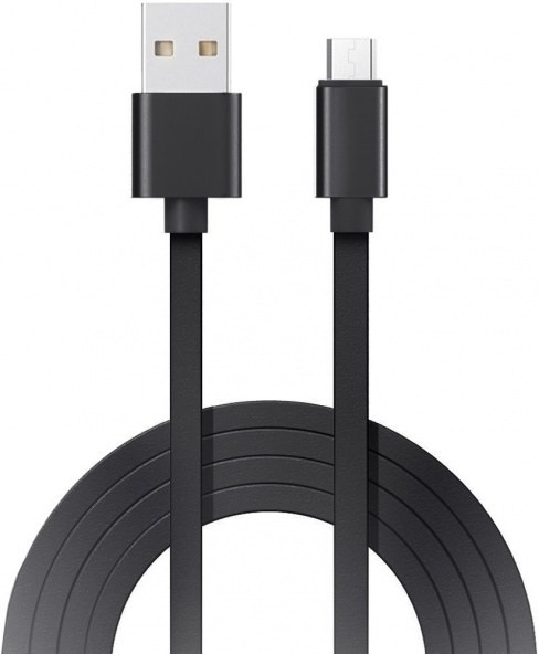 фото Кабель media gadget mu-002f usb - microusb black mgsnl002fbk