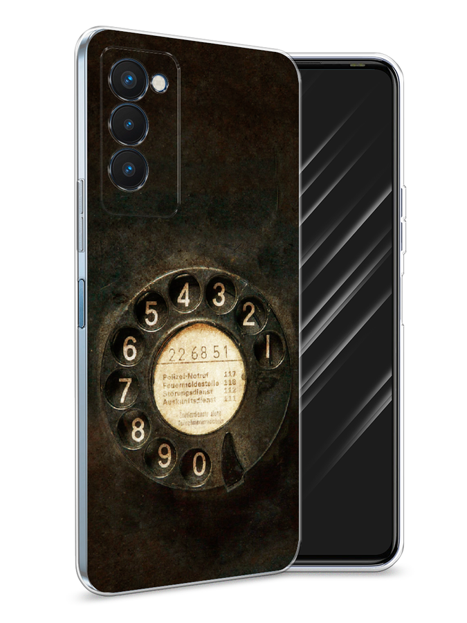 

Чехол Awog на Tecno Camon 18P "Старинный телефон", Разноцветный, 300750-5