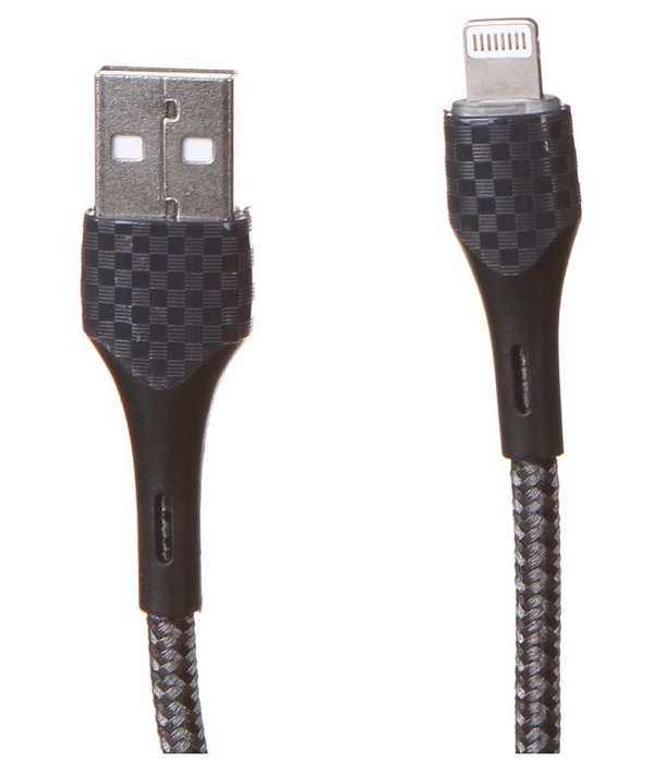 

Кабель Ldnio LS522 USB - Lightning 2.4A 2m Grey LD_B4515, LS522