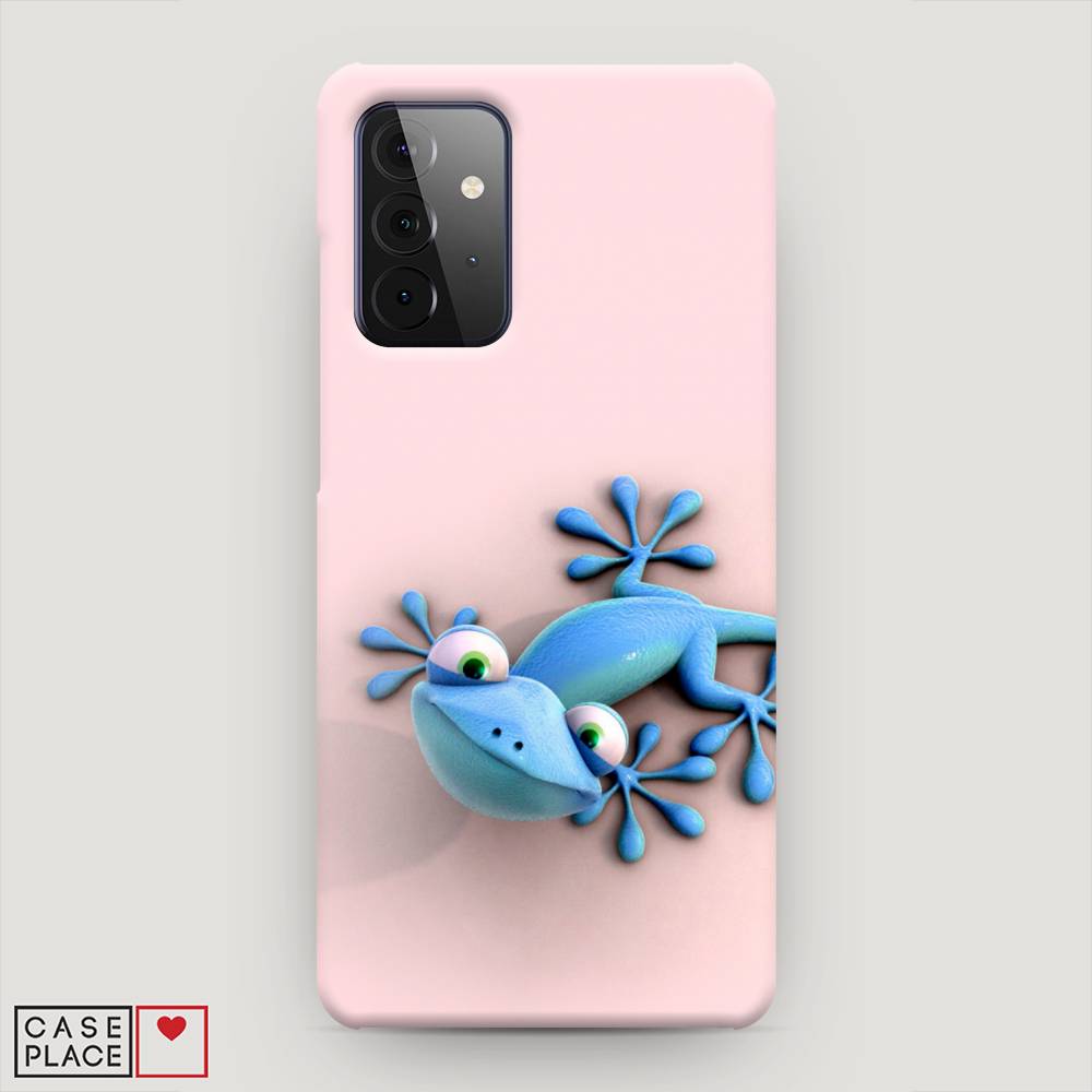 

Пластиковый чехол "Голубая ящерка" на Samsung Galaxy A72, 2101920-1