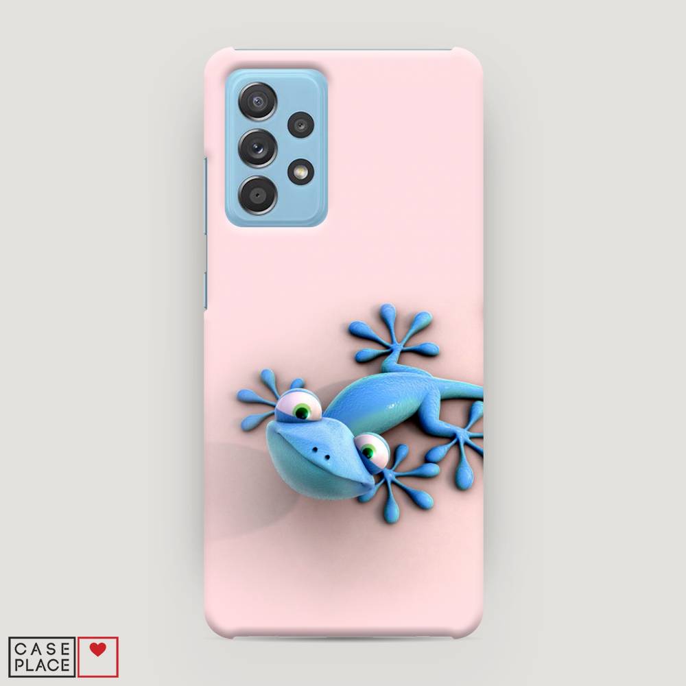 

Пластиковый чехол "Голубая ящерка" на Samsung Galaxy A52s, 2106520-1