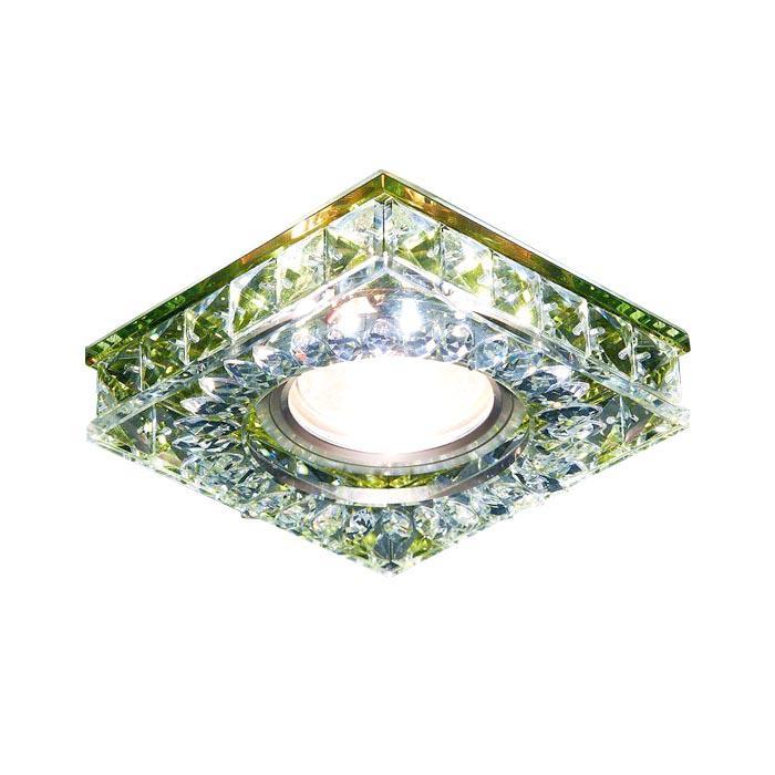 фото Встраиваемый светильник ambrella light crystal led s251 gd