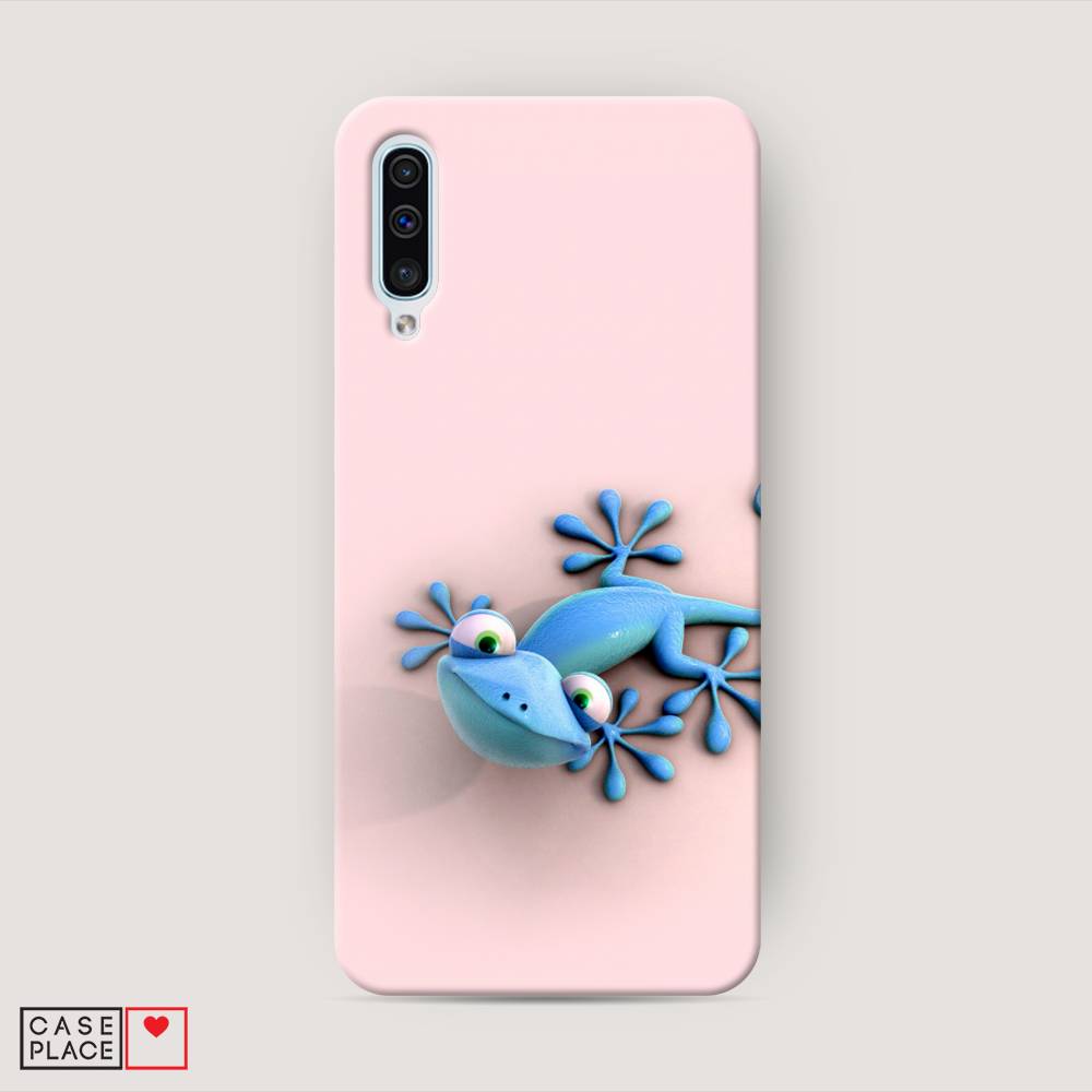 

Пластиковый чехол "Голубая ящерка" на Samsung Galaxy A50, 27720-1
