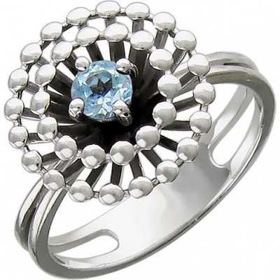 

Кольцо из серебра с топазом р. 16,5 Эстет 01К358015-3, 01К358015-3
