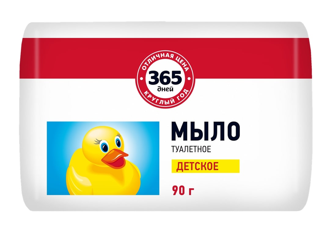 фото Мыло детское 365 дней 90 г