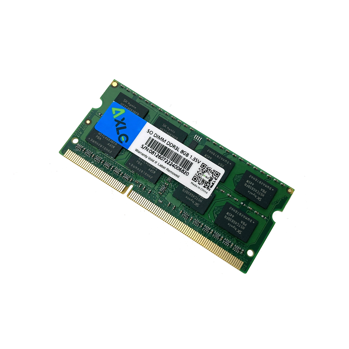 фото Оперативная память axle 8gb ddr3l, sodimm, pc3-12800, 1600mhz, 1.35v на чипах hynix