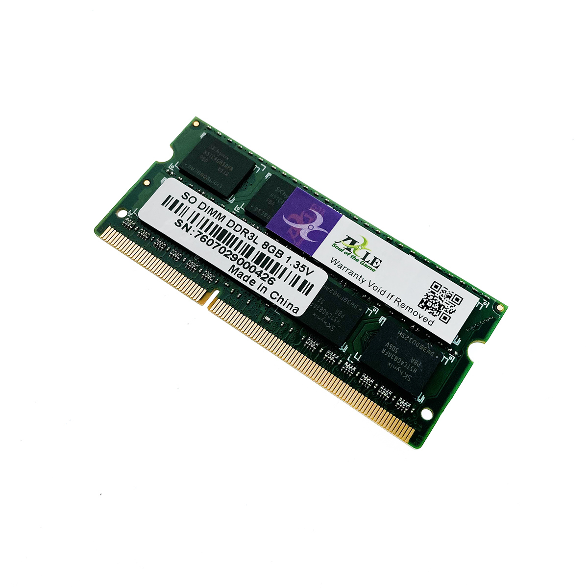 фото Оперативная память axle 8gb ddr3l, sodimm, pc3-12800, 1600mhz, 1.35v на чипах hynix