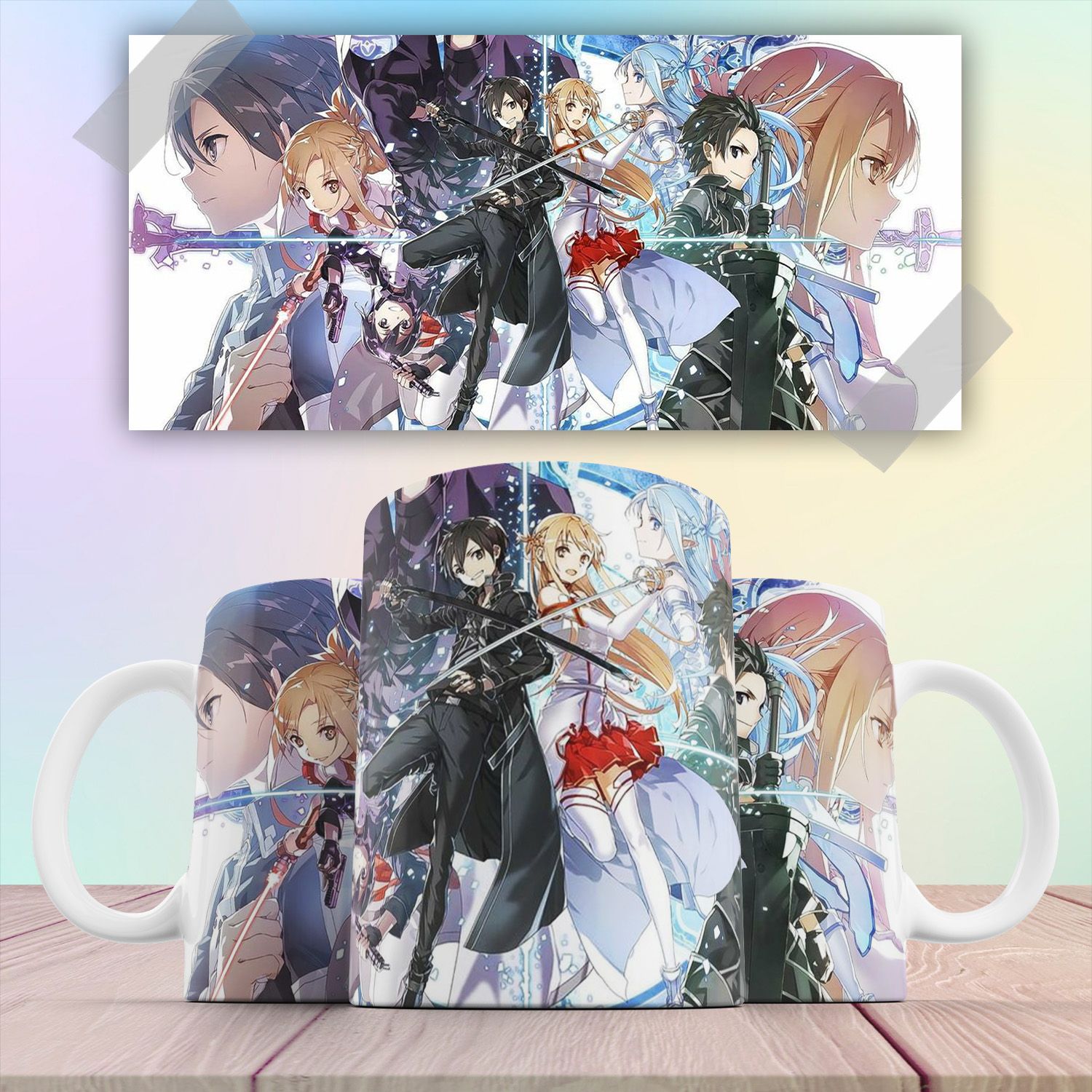 

Кружка аниме Мастера меча онлайн Sword Art Online 330 мл