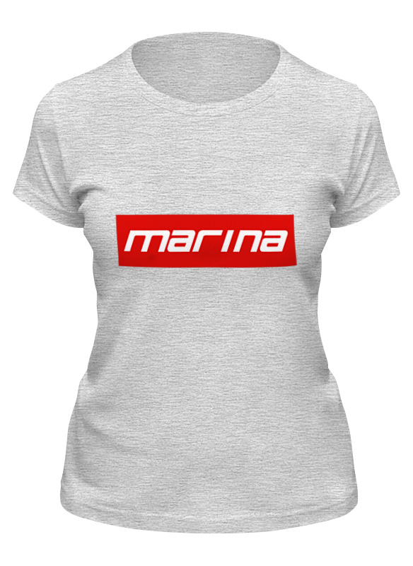 

Футболка мужская Printio Marina серая 2XL, Серый, Marina