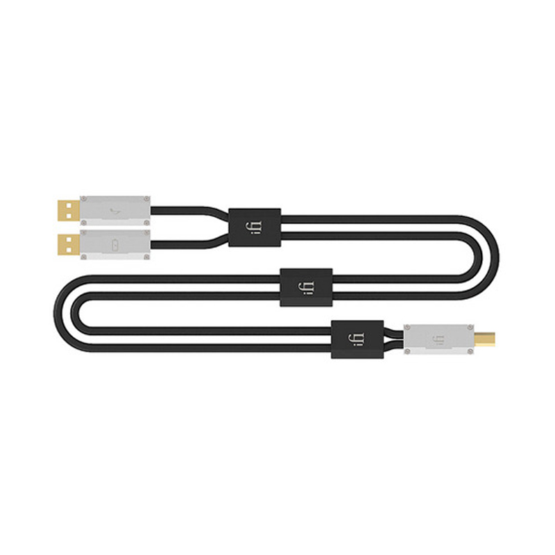 Кабель iFi Audio 2xUSB A - USB B вилка-вилка 1.5м () черный