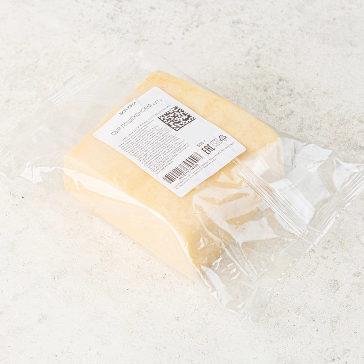 

Сыр твердый ВкусВилл Пошехонский 500 г