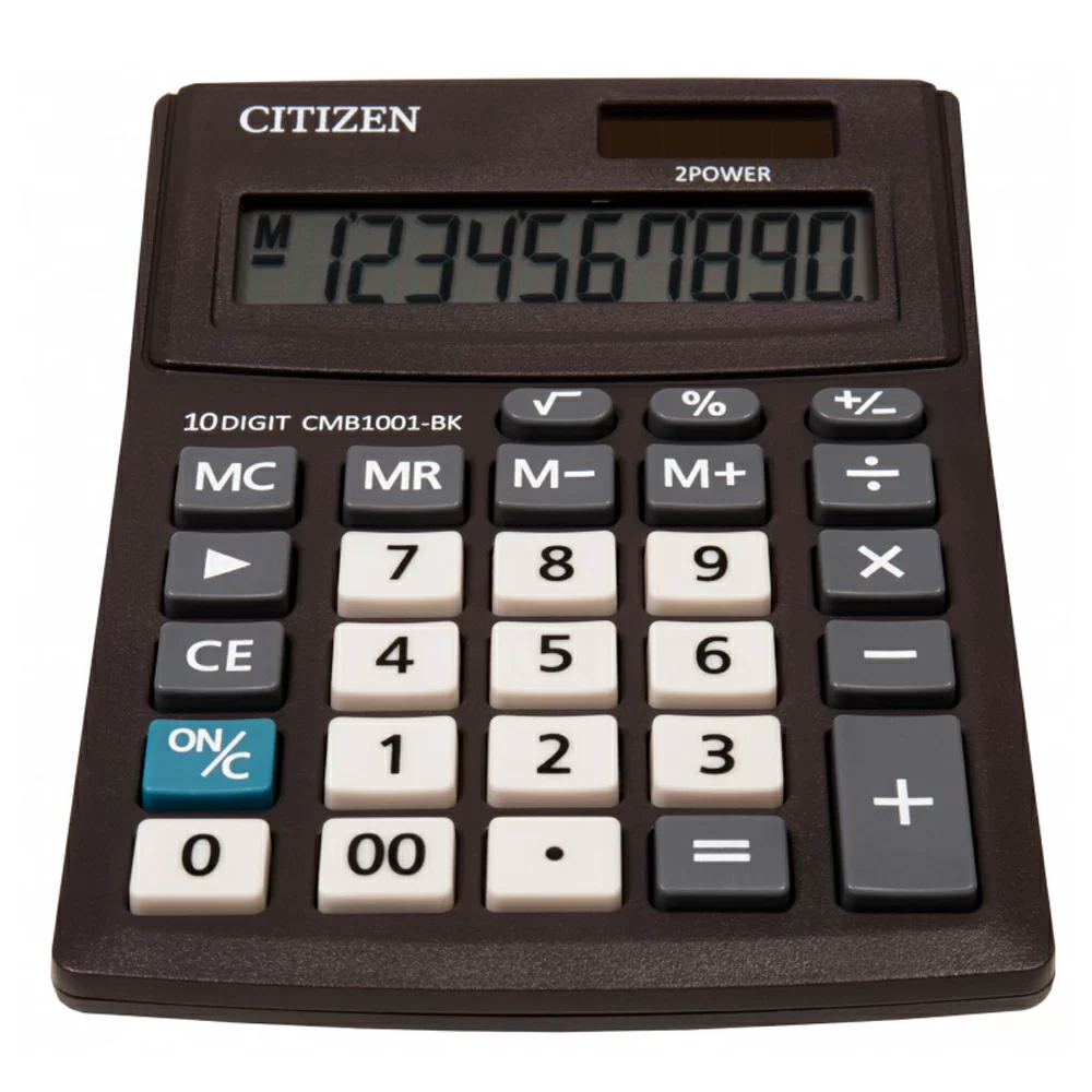 

Калькулятор Citizen CMB-1001BK черный, CMB-1001BK черный