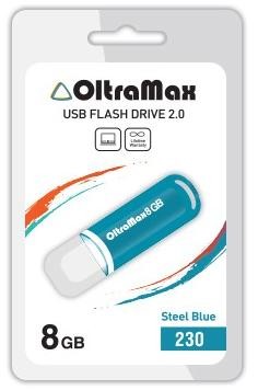 USB флэш-накопитель OLTRAMAX OM-8GB-230-св.синий