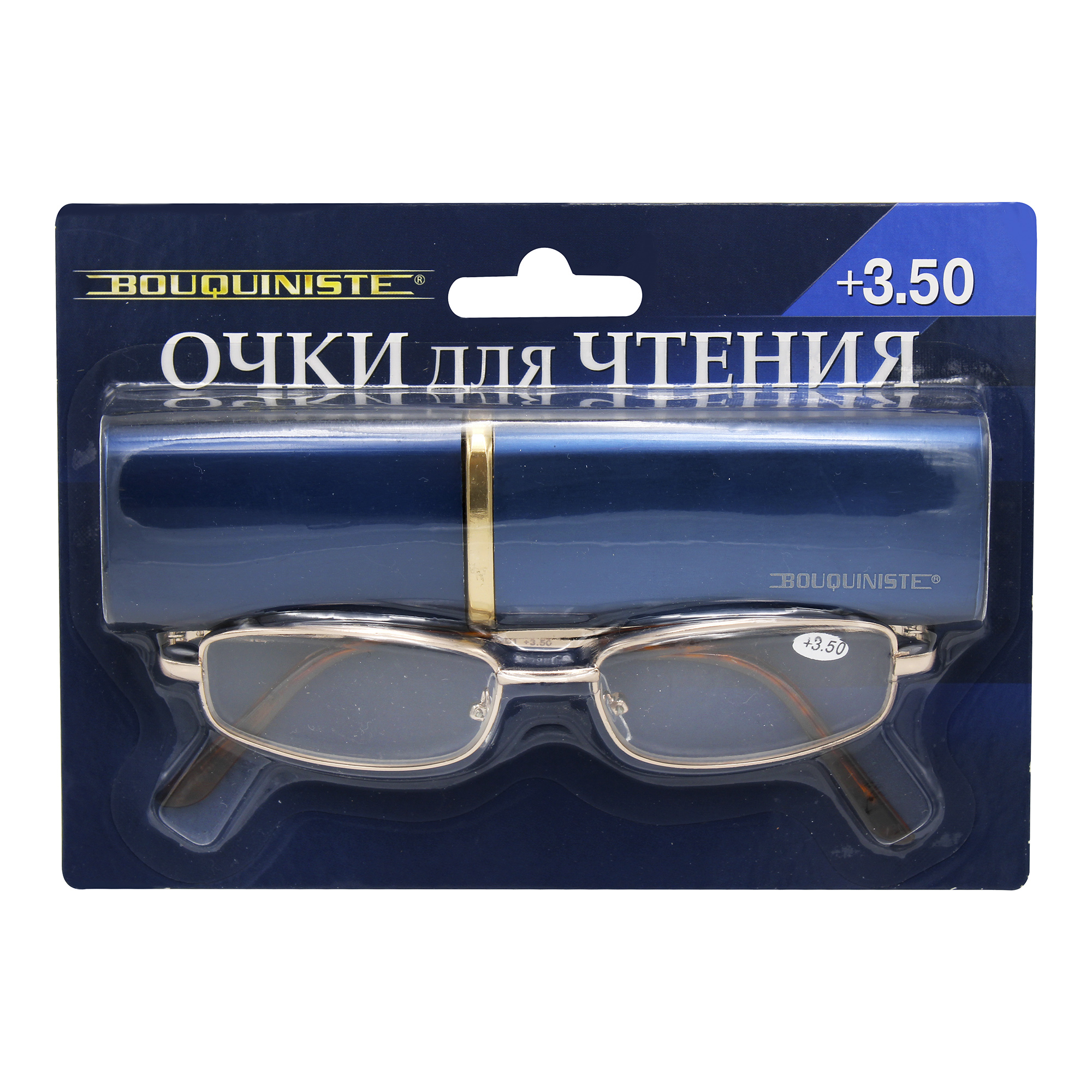 

Очки корригирующие для чтения Bouquiniste 4 в 1 001 +3,5 + футляр + салфетка + шнурок