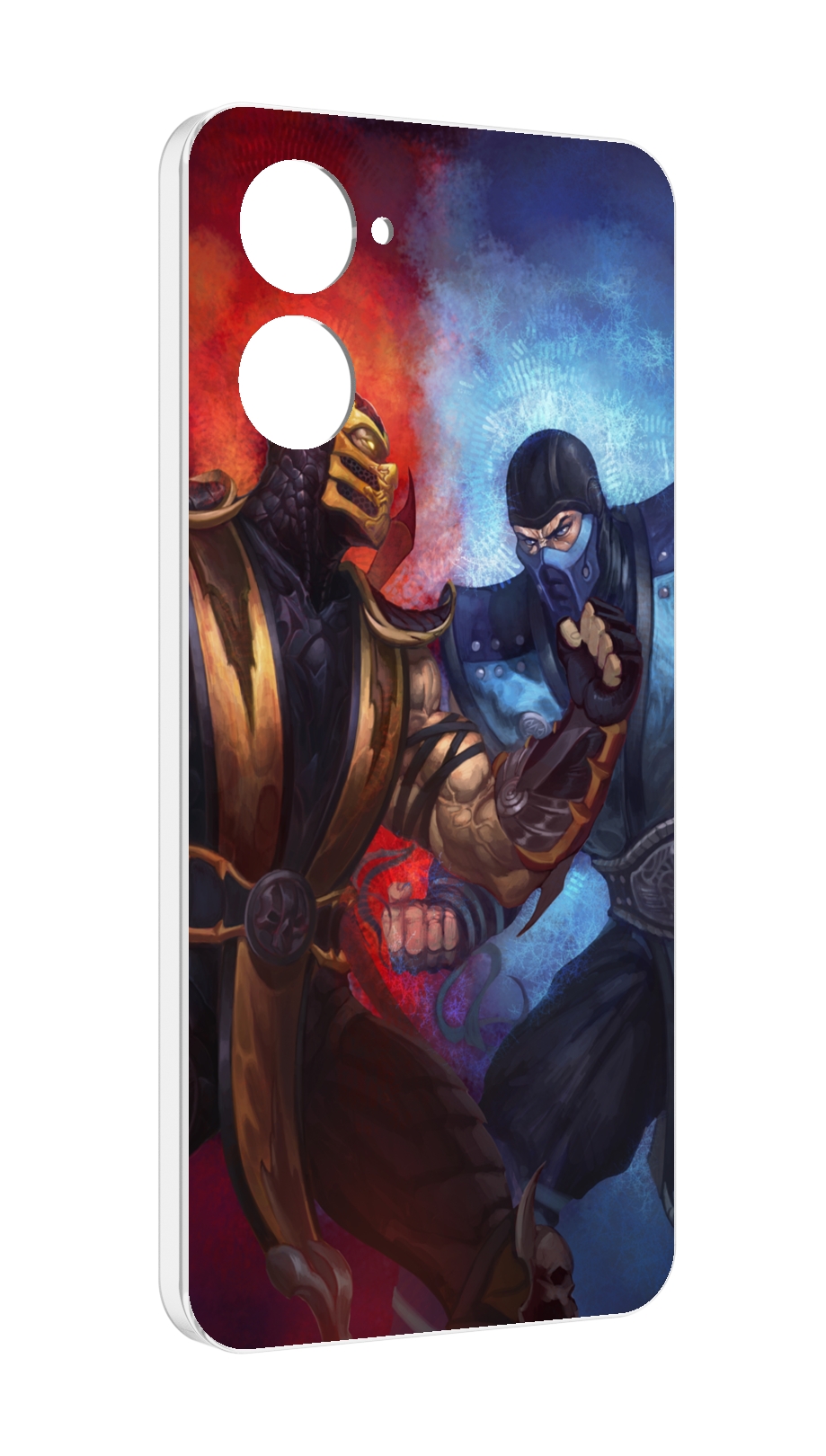 

Чехол MyPads Mortal Kombat art для Realme 10S противоударный, Tocco