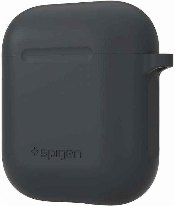 Чехол Spigen Silicone Fit для AirPods Black