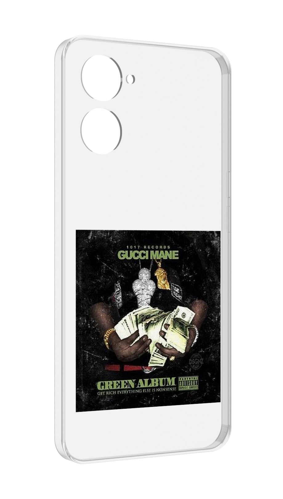 

Чехол MyPads Gucci Mane & Migos - The Green Album для Realme 10S противоударный, Tocco