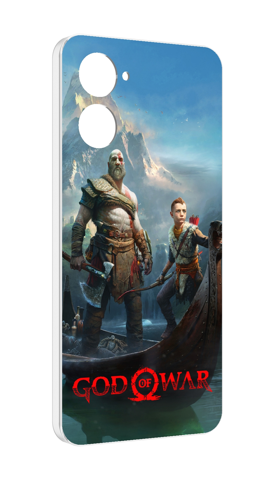 

Чехол MyPads God Of War Кратос Атрей для Realme 10S противоударный, Tocco