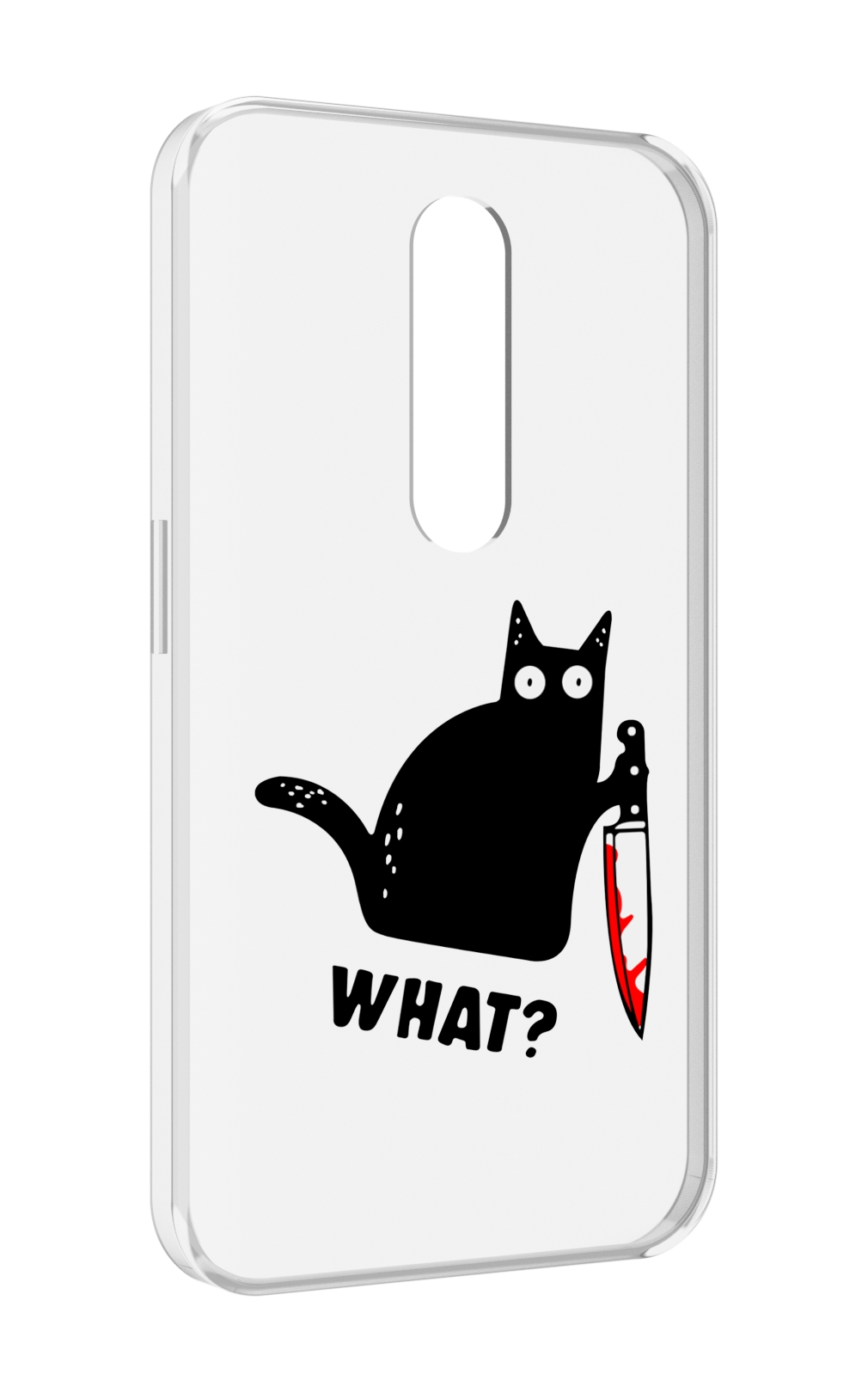 

Чехол MyPads котик-убийца для Motorola Moto X Force (XT1585 / XT1581), Прозрачный, Tocco