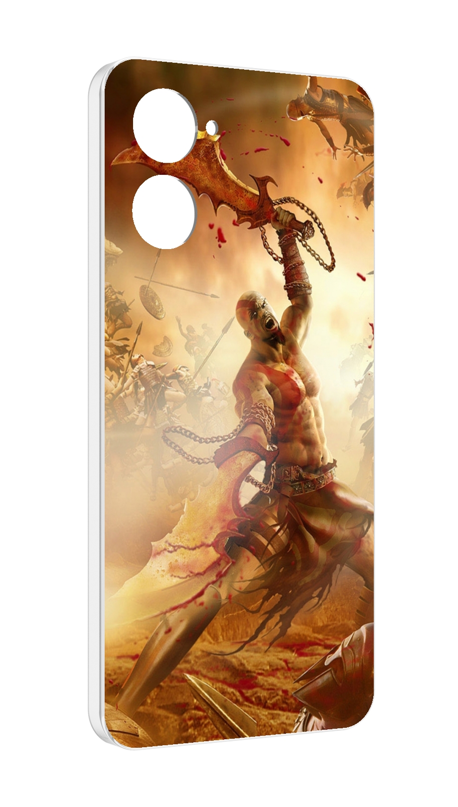 

Чехол MyPads God Of War III для Realme 10S противоударный, Tocco