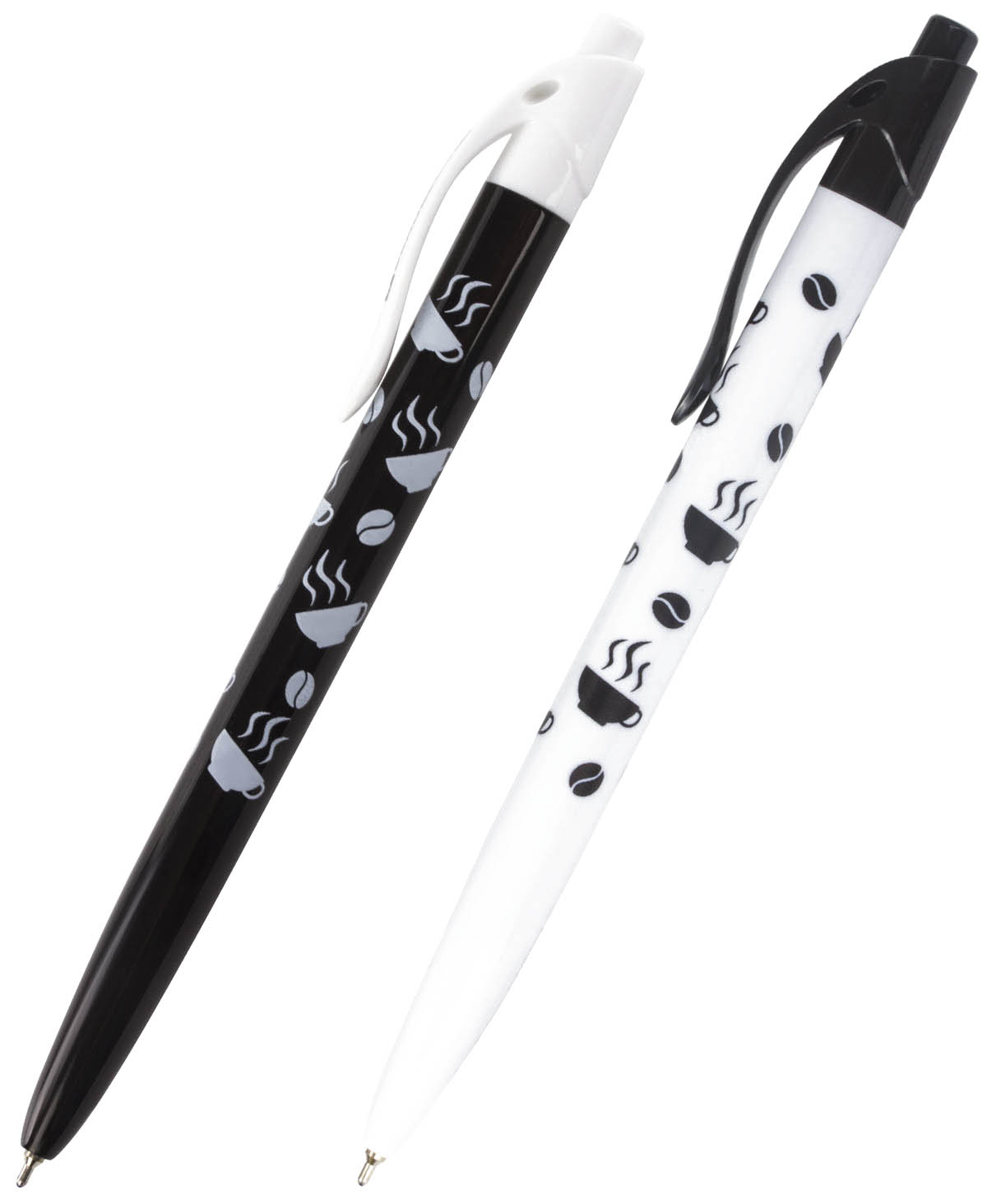 

Ручка шариковая масляная автоматическая BRAUBERG BLACK&WHITE "Coffee", СИНЯЯ, узел 0,7 мм,