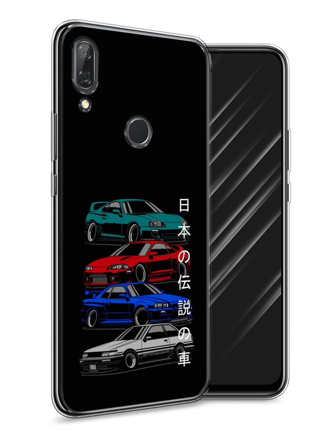 

Чехол Awog на Huawei P Smart Z "JDM Legend cars", Зеленый;красный;синий, 69450-5