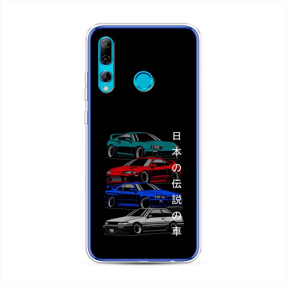 фото Чехол awog "jdm legend cars" для huawei p smart plus 2019