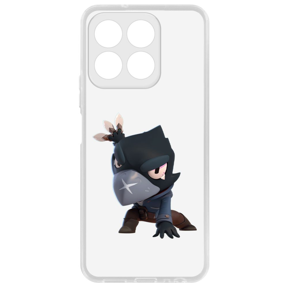 

Чехол-накладка Krutoff Clear Case Brawl Stars-Ворон для Honor X8b, Прозрачный