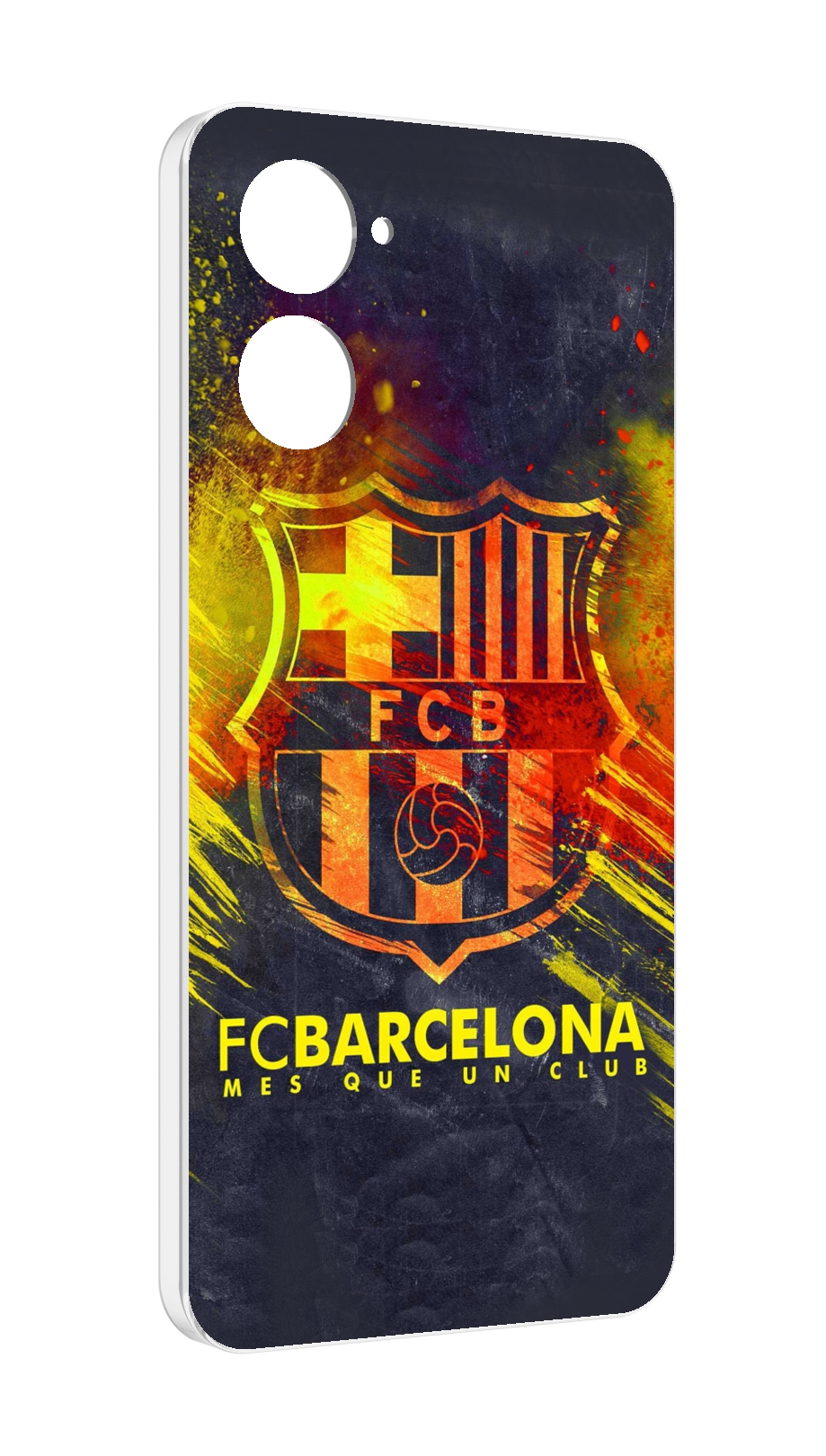 

Чехол MyPads FC-Barcelona-Wallpaper-3 для Realme 10S противоударный, Tocco