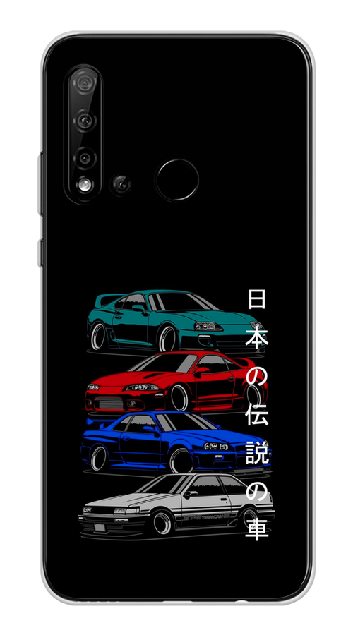 

Чехол Awog на Huawei Nova 5i "JDM Legend cars", Зеленый;красный;синий, 69850-5