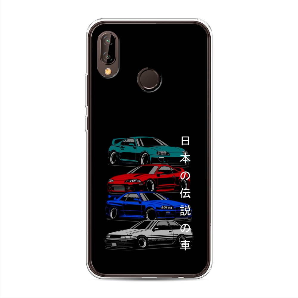 

Чехол Awog на Huawei Nova 3 "JDM Legend cars", Зеленый;красный;синий, 66150-5
