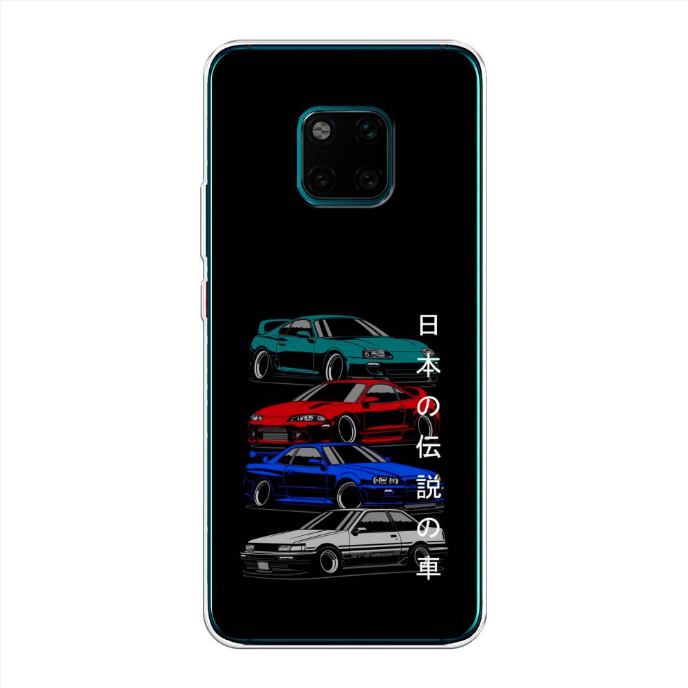 

Чехол Awog на Huawei Mate 20 Pro "JDM Legend cars", Зеленый;красный;синий, 67050-5